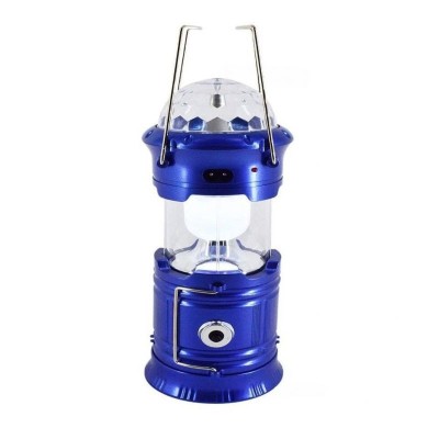 Lanterna pliabila de camping Magic cool cu lampa disc si USB eMazing, Lanterna, Felinar, Acumulator 1200 mAh, reincarcabila, 6 LED + 1 W + 3C culori, foto