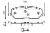 BOSCH 0 986 494 147 set placute frana,frana disc