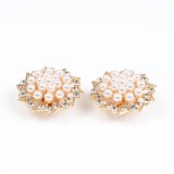 Set 2 accesorii statement cu perle pentru incaltaminte