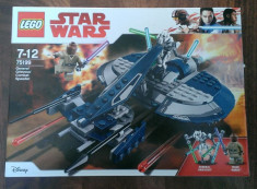 Lego Star Wars 75199 - Speeder-ul de lupta al Generalului Grievous foto