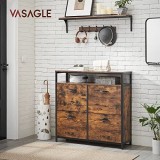 Cumpara ieftin Pantofar, Vasagle, Negru , 98.3x30x96.5 cm