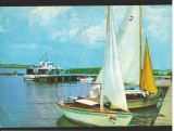 CPI B12629 CARTE POSTALA - MAMAIA. DEBARCADER PE LACUL SIUTGHIOL, BARCA