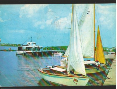 CPI B12629 CARTE POSTALA - MAMAIA. DEBARCADER PE LACUL SIUTGHIOL, BARCA foto