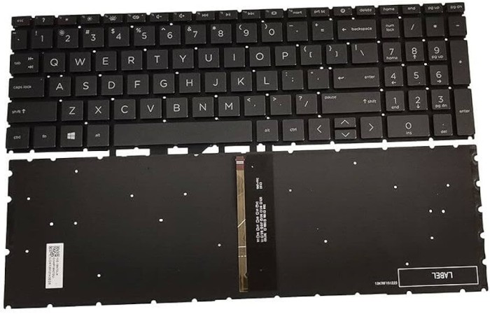 Tastatura Laptop, HP, ProBook 470 G9, iluminata, neagra, layout US