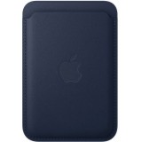 Husa de protectie Apple FineWoven Wallet with MagSafe- Deep Blue