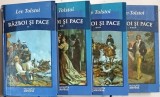 RAZBOI SI PACE , VOLUMELE I - IV de LEV TOLSTOI , 2011 *PREZINTA URME DE UZURA , VOLUMUL II PREZINTA HALOURI DE APA