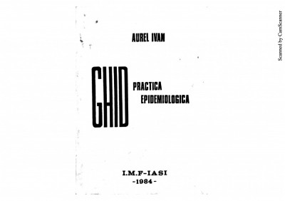 Ghid practica epidemiologica-Aurel Ivan foto