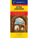 Sz&iacute;ria, Libanon t&eacute;rk&eacute;p - Cartographia Kft.