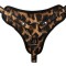 Chilot cu curea cu design cu imprimeu leopard Deluxe Strap-on - S/L