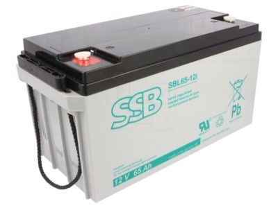 Acumulator SSB plumb-acid 12V 65Ah AGM fără &amp;icirc;ntreținere 21kg foto
