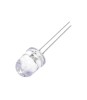 LED 10mm alb rece 10-15V 3000-4200mcd 30 Parte frontala convex, Optosupply
