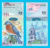 Bermuda (p#57) 2 Dollars 2009 UNC &#039;Bancnota Anului 2009&#039; serie: A/2 350972