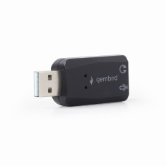 PLACA de SUNET GEMBIRD, extern, interfata USB 2.0, conectori 3.5 mm jack, &quot;SC-USB2.0-01&quot; (include timbru verde 0.18lei)