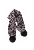 Fular tricotat, animal print Minoti, KG SCARF