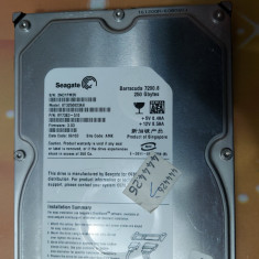 HARD SEAGATE 250 GB / SATA , PENTRU CALCULATOR PC