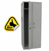 Vestiar metalic Premium 2 usi 600x500x1800 mm (LxlxH), neasamblat, PLUS