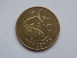 10 CENTS 1997 SEYCHELLES