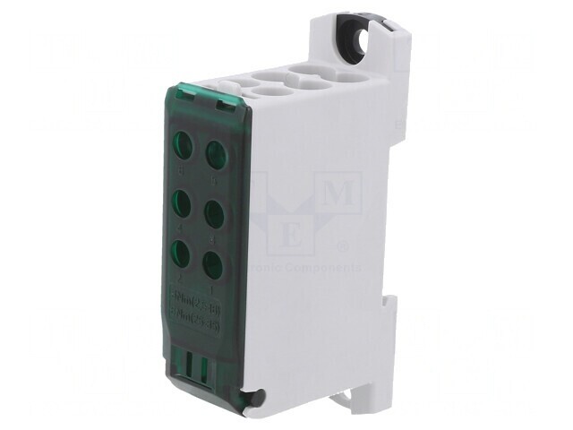 Bloc Distribuție Piste 1 Borne 8 Lățime 24.3mm