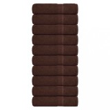 VidaXL Prosoape de baie 10 buc maro 100x150 cm 360 g/m&sup2; 100% bumbac
