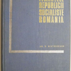 Finantele Republicii Socialiste Romania – Gh. D. Bistriceanu