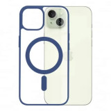 Cumpara ieftin Husa Antisoc iPhone 15 Plus MagSafe Pro Incarcare Wireless Albastru, Techsuit