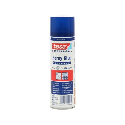 Adeziv tip spray, universal, tesa Spray Glue 60021, crem pal, 500 ml foto