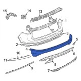 Spoiler bara spate VW TIGUAN, 08.2020-, model : R-LINE