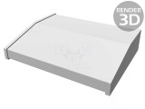 Carcasă desktop aluminiu neagră 1456