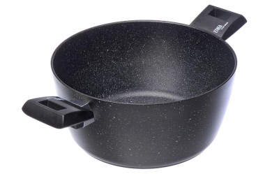 Tigaie Moneta Etnea cu 2 manere, suprafata antiaderenta si anti-zgarieturi, 20 cm, 2,6 litri - RESIGILAT foto