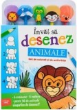 Cumpara ieftin Invat sa desenez. Animale. Set de colorat si de activitati/***
