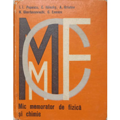 MIC MEMORATOR DE FIZICA SI CHIMIE-I. POPESCU, C. HOLSZKY, A. HRISTEV, I. GHERBANOVSCHI, G. ENESCU