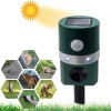 Repelent Solar Ultrasunete Daunatori: Caini, Pisici, Pasari, Rozatoare - Alarma, Stroboscop, LED, Impermeabil IP65