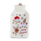 Recipient apa calda model Craciun textil multicolor II cm 20 x 33 H, 1.5 L