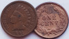 2382 USA SUA Statele Unite 1 cent 1891 Indian Head Cent km 90, America de Nord