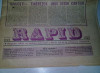 Ziar Program omagial RAPID 60,Ziar Aniversar RAPID 1923/1983,RAR,de colectie