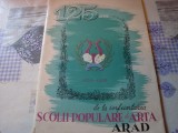 125 de ani de la infiintarea Scolii populare de arta Arad - 1958, Alta editura