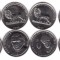 SV * Congo 4 x 1 FRANC 2004 * Ascensiunea IOAN PAUL II * PREOT - CARDINAL - PAPA