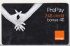 Bnk card Romania - Orange - 24+4 $ - 12/06 - RO-ORA-REF-0014-0612