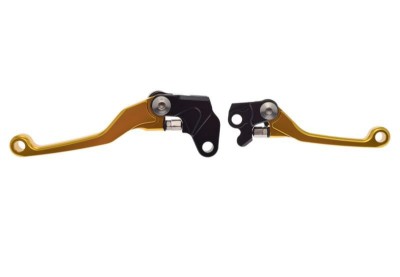 Set 2 manete frana si ambreiaj reglabile cross Suzuki Rm 85 05-17/RM125,250 04-0... Cod Produs: MX_NEW CND0010YE foto