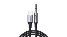 UGREEN CM450 Cablu USB-C - mini jack AUX de 3,5 mm, 1 m (negru) foto