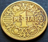 Cumpara ieftin Moneda istorica 1 PESETA - SPANIA, anul 1944 * cod 4002 A, Europa