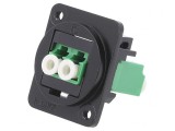 Conector Fibră Optică Duplex Monomod Metalic