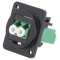Conector Fibră Optică Duplex Monomod Metalic