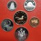 SV * Canada 1 CENT - 5-10-25-50 CENTS - ONE DOLLAR * -UNC * din Set Proof Aniversar Monede 1867 - 1992, desfacut