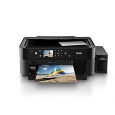 Imprimanta inkjet color CISS Epson L810, dimensiune A4, viteza max 37ppm alb-negru, 38ppm color, rez foto