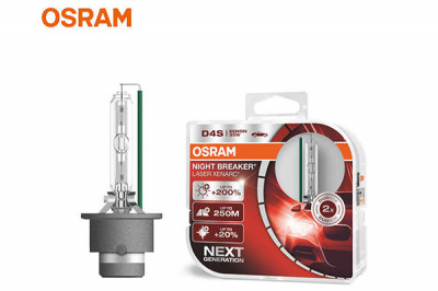 SET 2 BECURI XENON 42V D4S XENARC NIGHT BREAKER LASER +200% OSRAM foto