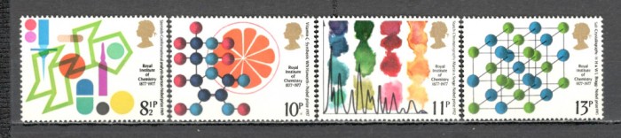 Anglia/Marea Britanie.1977 100 ani Institutul Regal de Chimie GA.155