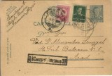 NI795 Carte poștală rom&acirc;nească circulată Buziaș-Arad, 1944, ștampilă cenzură Timișoara