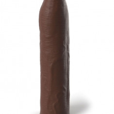 Prelungitor Penis Uncut Fantasy X-Tensions Elite, Silicon, Maro Inchis, 17.8 cm