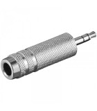 Adaptor Jack 3.5 mm stereo la 6.35 mm Jack stereo mama metal Goobay